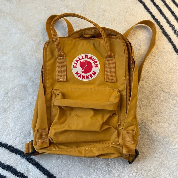 Fjallraven Backpack in Golden Yellow - Picture 1 of 8